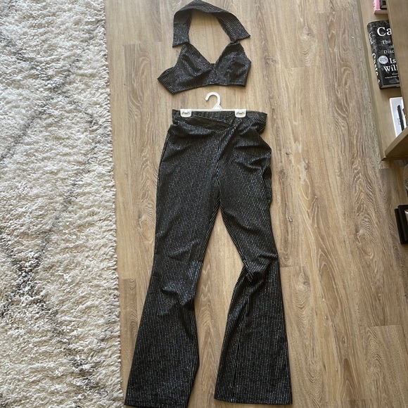 ASOS set - glitter / pinstripe - Picture 1 of 1